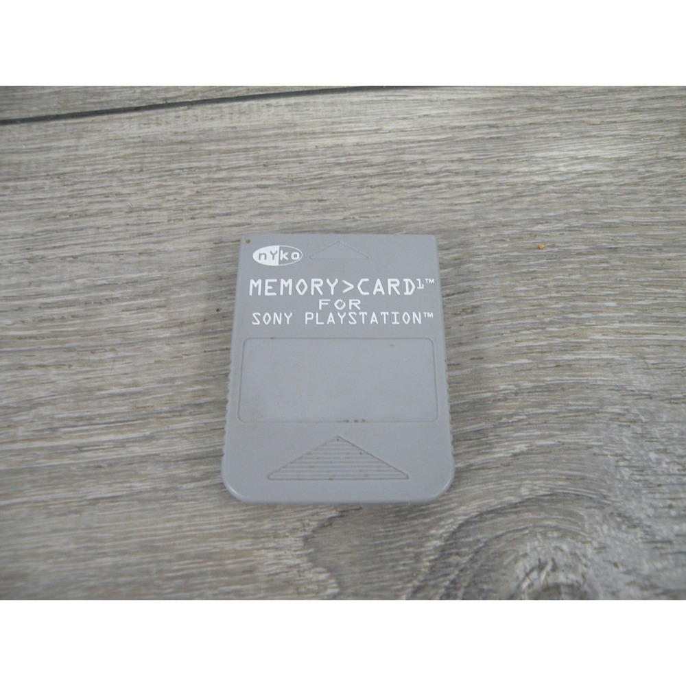 Nyko Memory Card for Original Sony PlayStation PS1 PSX Console Gray